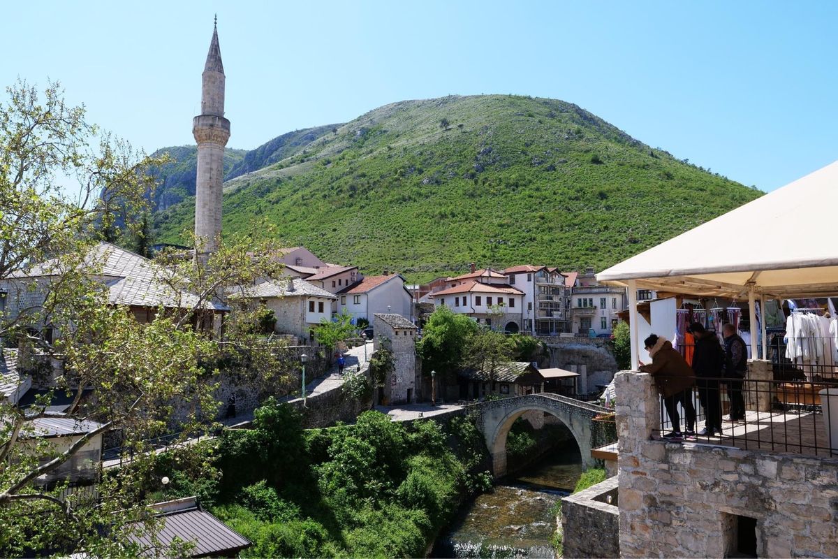 モスタールの町