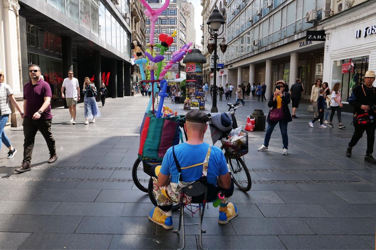 ベオグラードの中心部