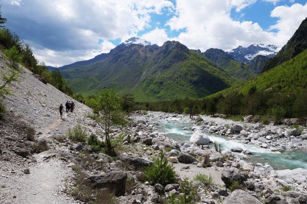 マケドニア共和国・Ohrid「バルカン半島旅行」の写真：トレッキング中の風景
