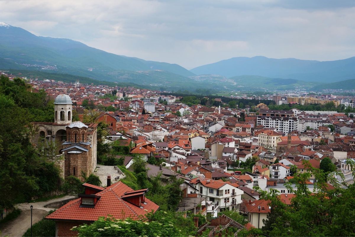 コソボの古都 プリズレンの街並み