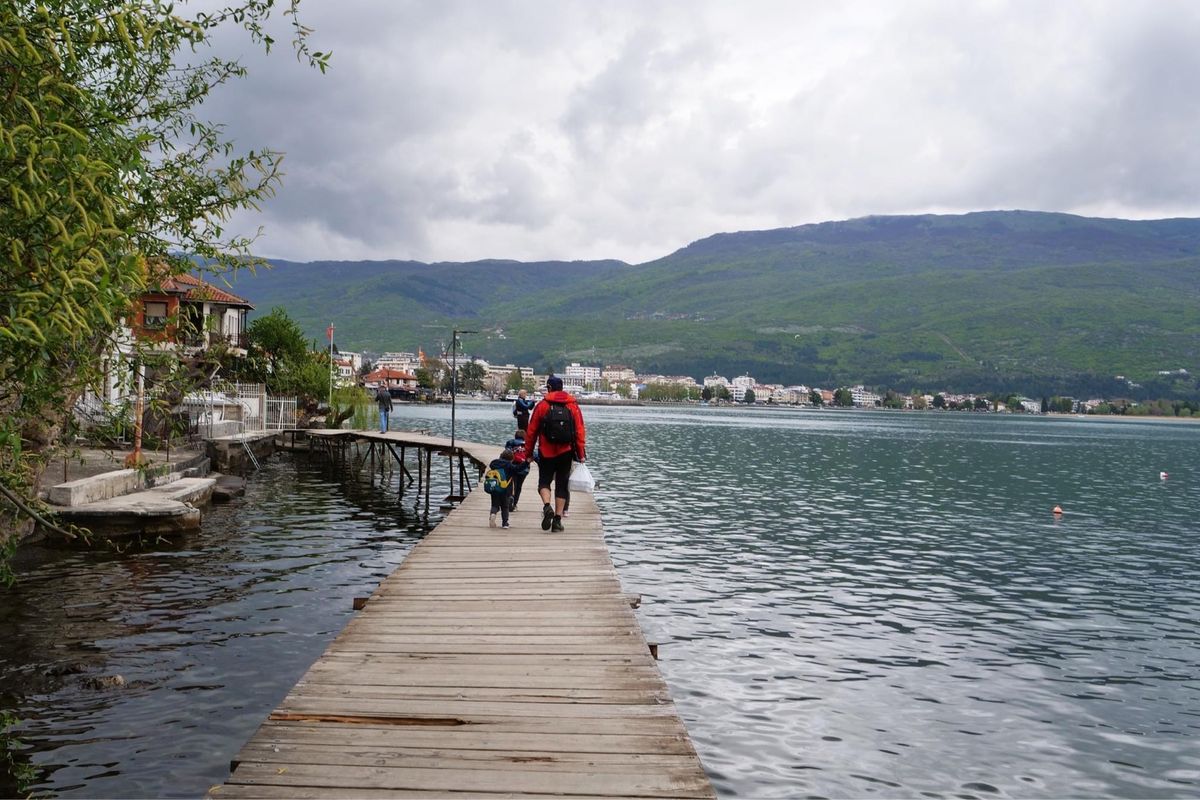 オフリド湖です