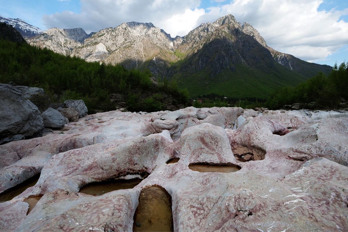 トレッキング中の風景