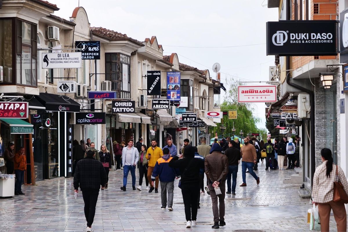 オフリドのメインストリート