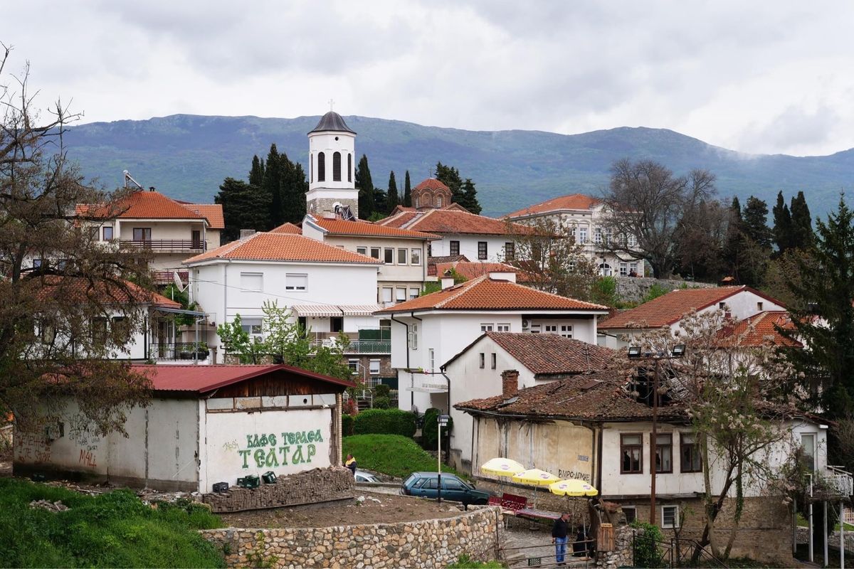 オフリドの街並み