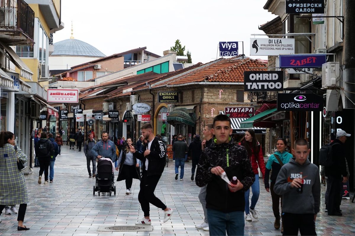オフリドのメインストリート