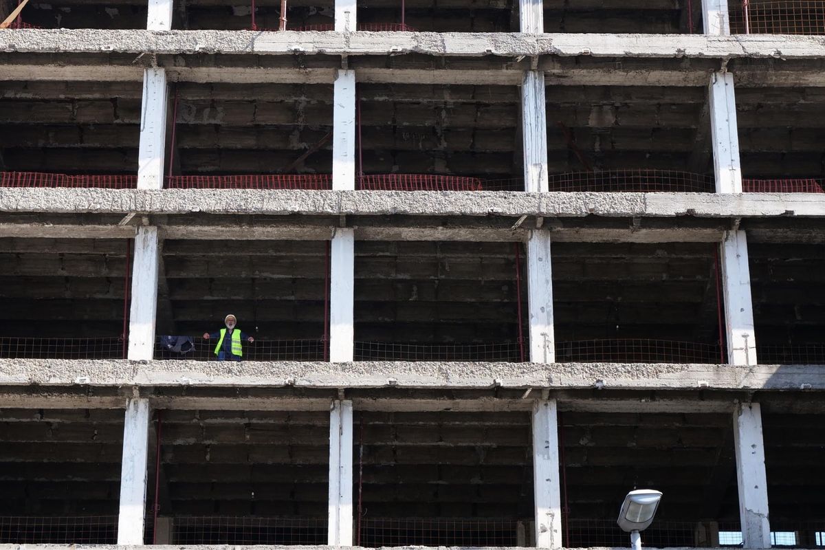 戦争の跡が残っています