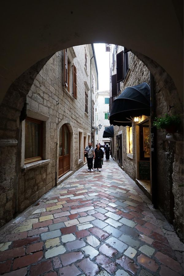 マケドニア共和国・Ohrid「バルカン半島旅行」の写真：コトルの旧市街