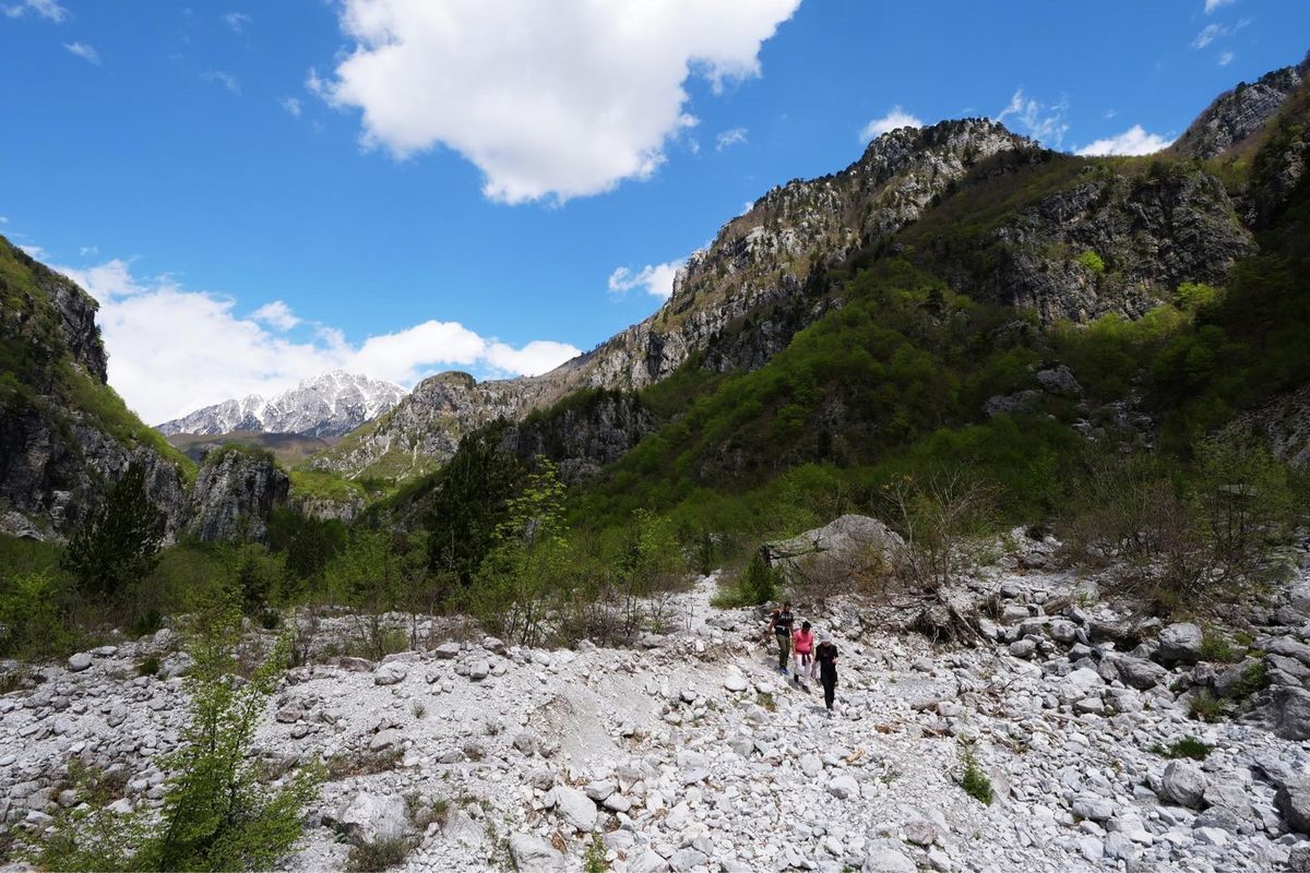 トレッキング中の風景