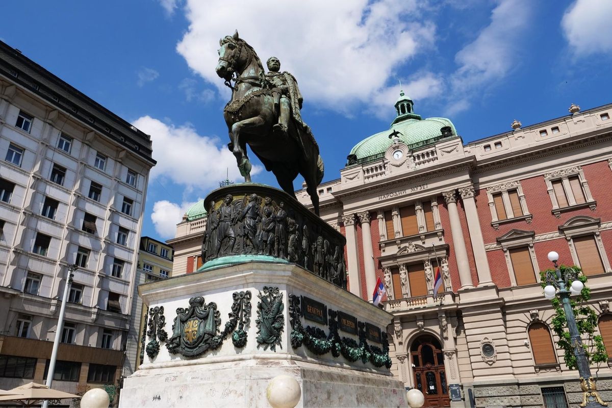 ベオグラードの中心部