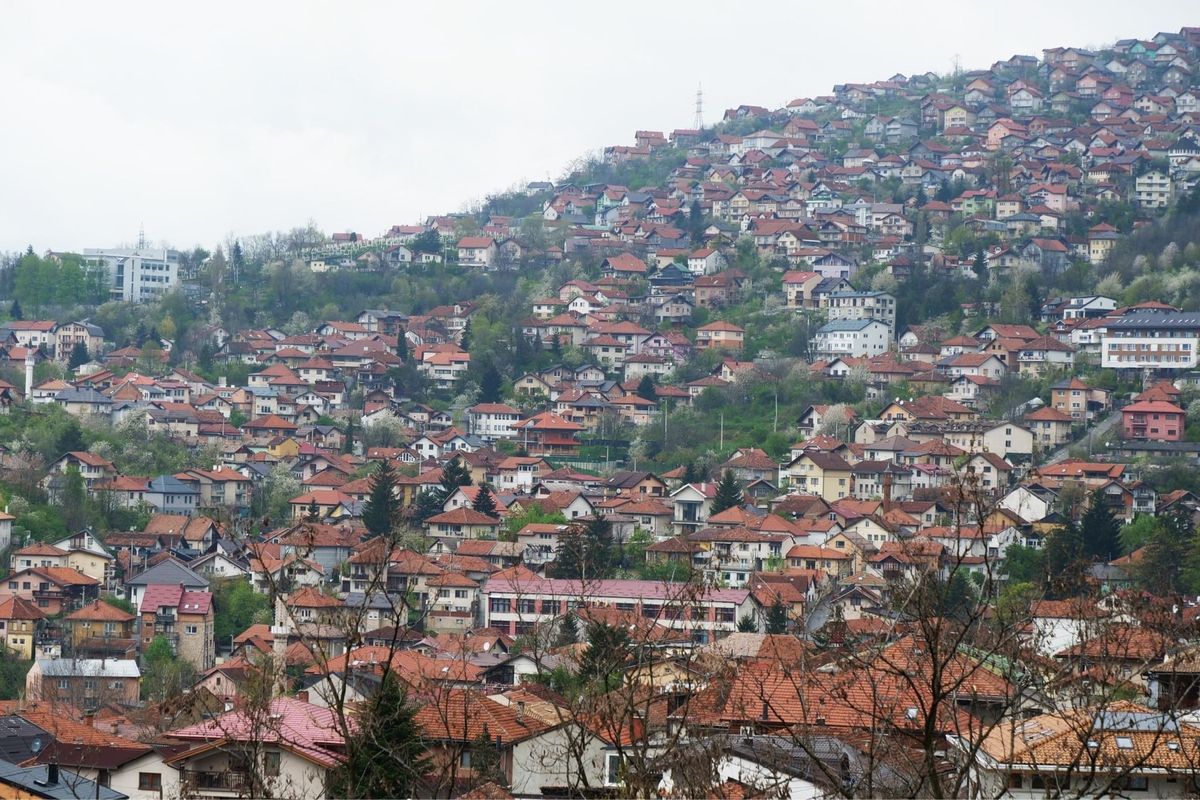 サラエボの展望から