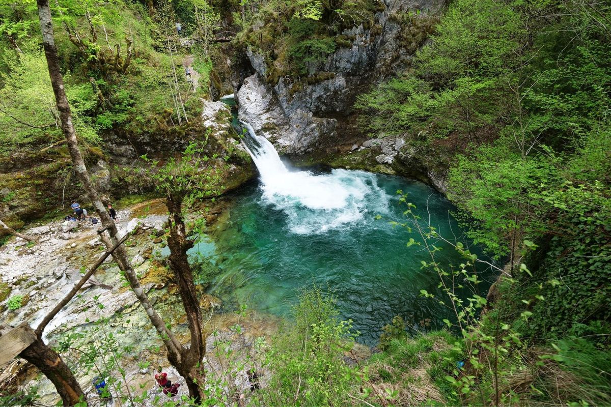 トレッキング中の風景