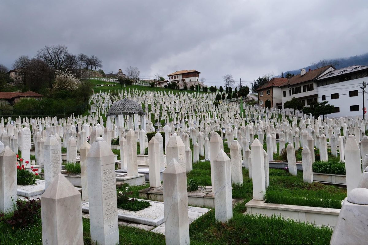 サラエボの展望へ