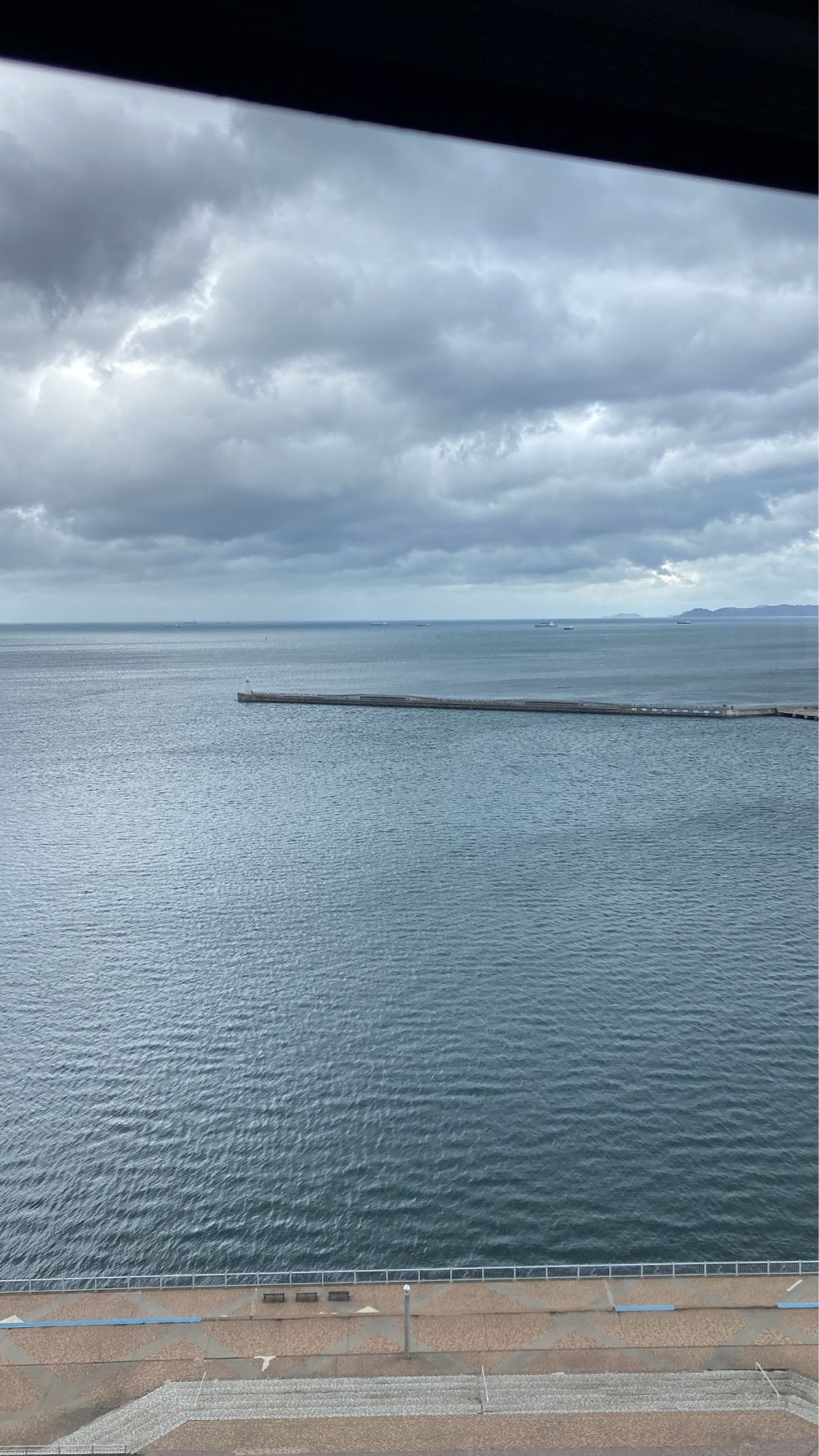 暴風雨の中、何とか完走