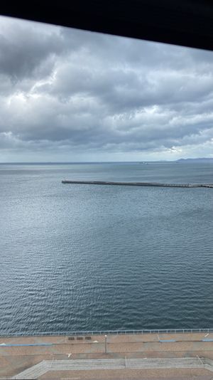 暴風雨の中、何とか完走