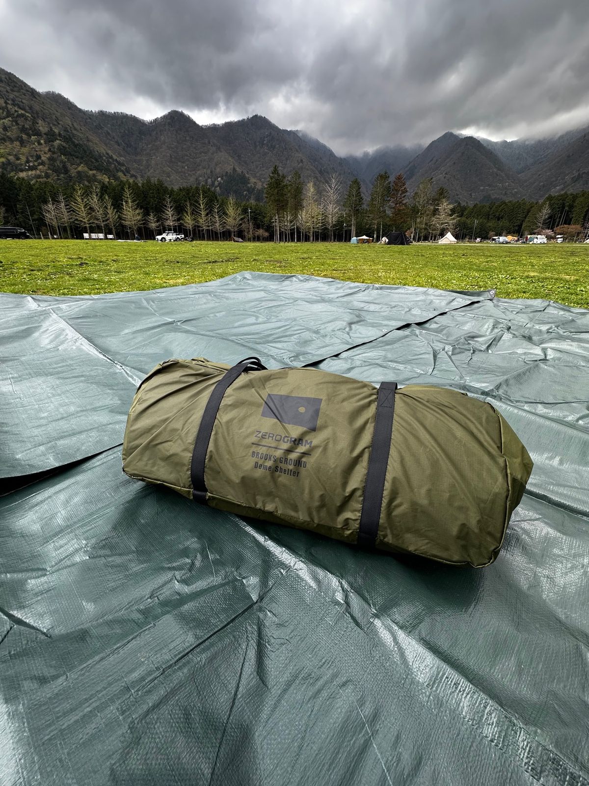 春夏用の新幕テント！

キャンプ友達にそそのかされて買ったゼログラムのドー...