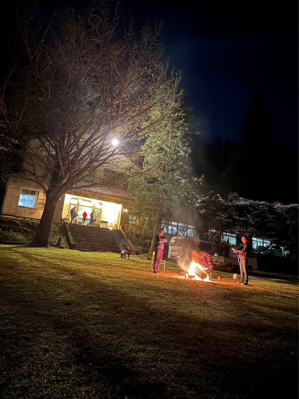 日本・三重県「お花見BBQ」の写真
