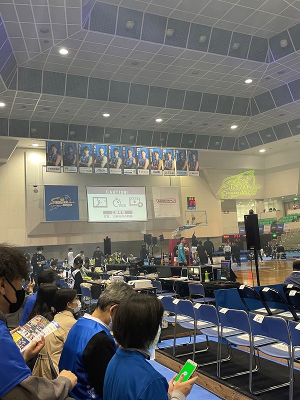 日本・鳥取県鳥取市「バスケの応援（島根対京都）」の写真