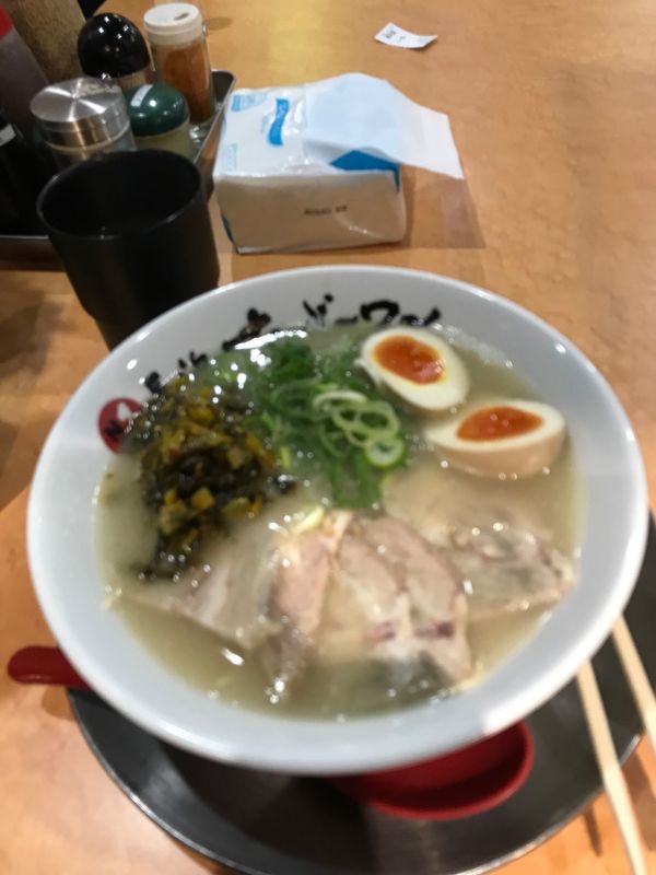日本・岡山県「出張第四弾」の写真：豚骨ラーメン🐽🍜