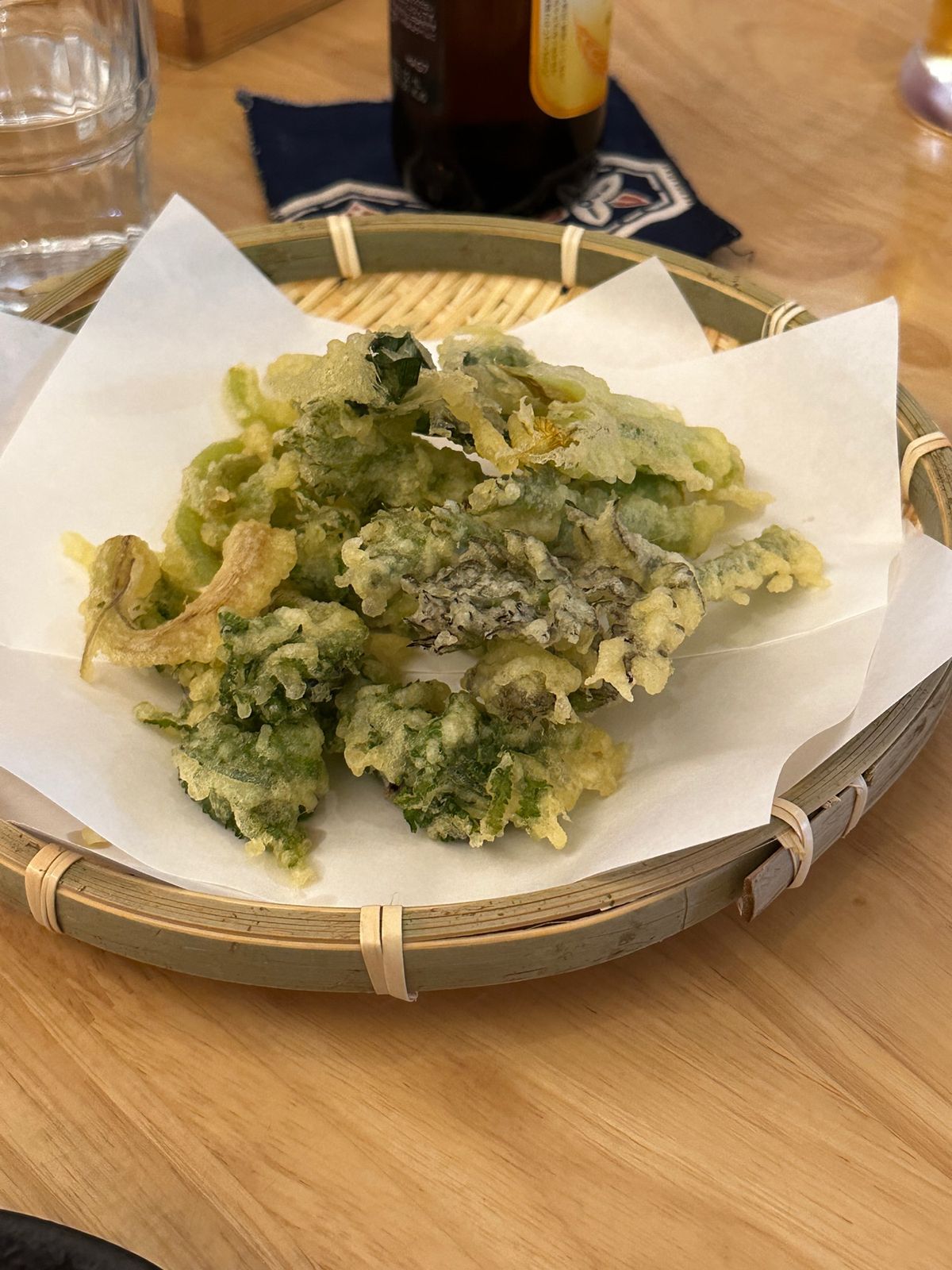 同じくピーマン通りの「そば麓（ろく）」で夕飯！うどんもあります。