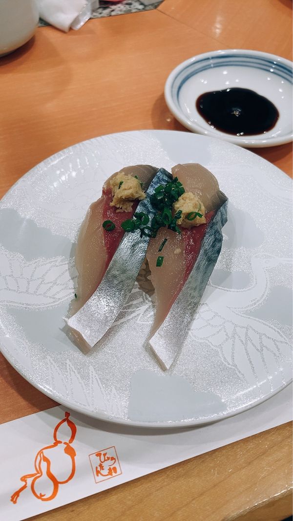 日本・長崎県「長崎・福岡」の写真：福岡では美味しい回転寿司とうどん屋さんに...