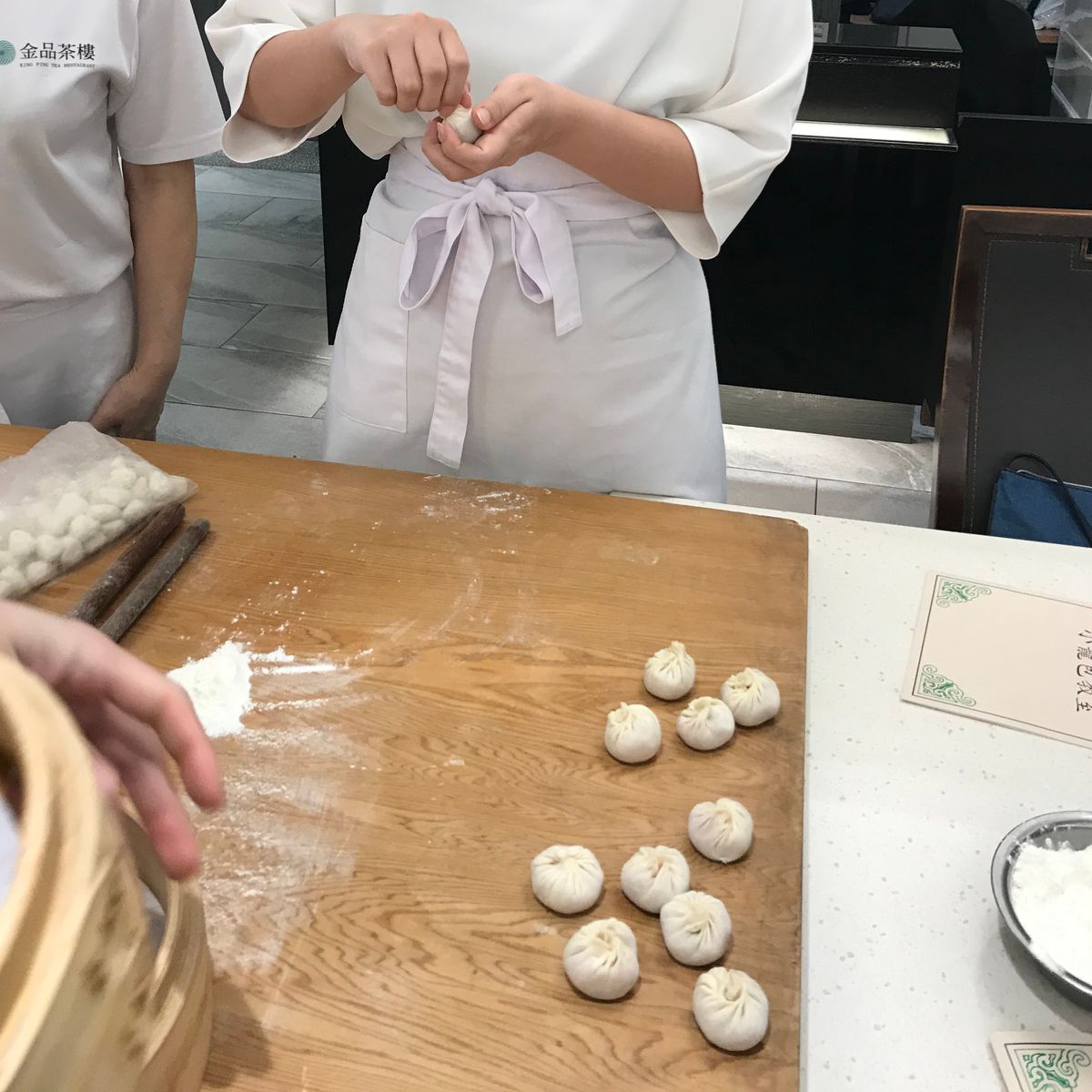 朝食&自分で作った小籠包😋