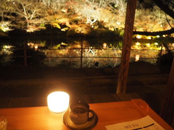 日本・佐賀県「九州旅行」の写真：中にあるカフェで一休み☕️

ライトアッ...