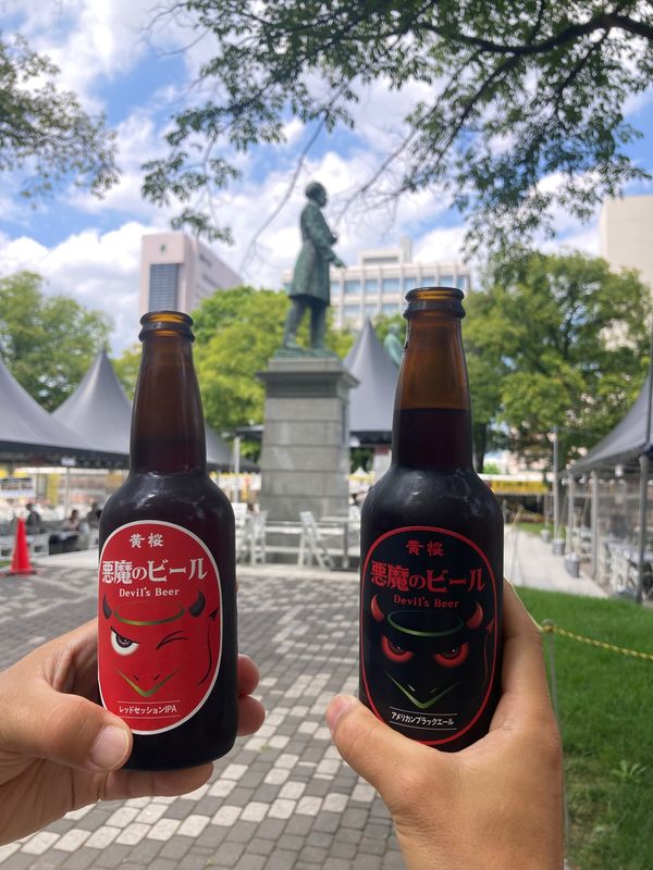 日本・北海道「出稼ぎついでの小旅行 in 北海道」の写真：大通り公園ビアガーデンからの締めパフェ初体験