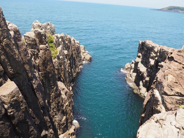 日本・福井県「KAT-TUN HONEY in 福井」の写真：この絶壁はスゴイ！！