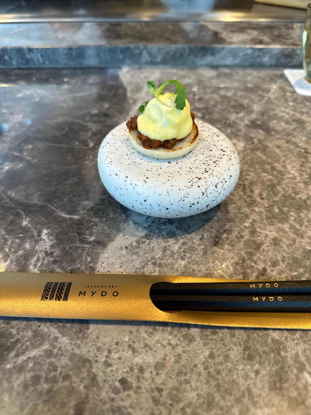 レストラン　MYDO
鉄板焼き　メニュー独特だったけどおいしかった

カフ...