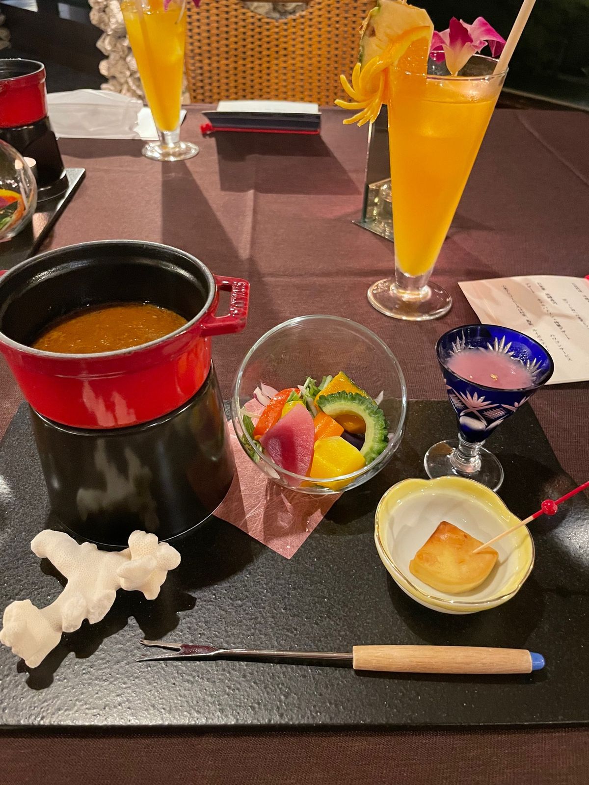 ご飯も景色もサイコー