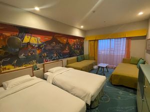 セレブレーションホテル🏨
ディズニーホテルの中で1番安い
少し遠いので、ア...