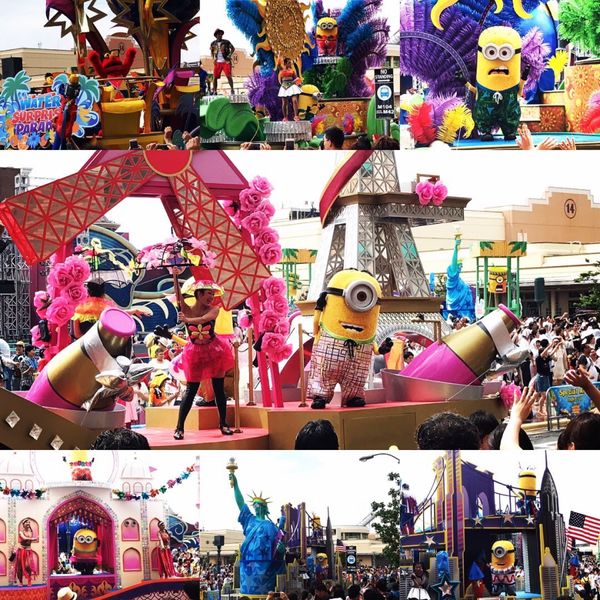 日本・神戸「USJ」の写真：ユニバ　夏
今回は遠目からびしょ濡れ観察...