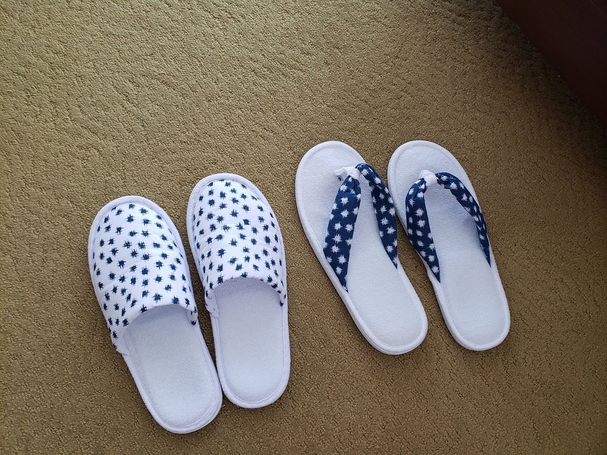 スリッパが和風でかわいい
空間がオシャレ