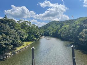 横山展望台→伊勢神宮
伊勢志摩の景色。絶景✨
天気良くて眺めも気分もさいこー