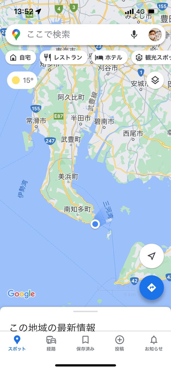 日本・愛知県「知多半島ツーリング」の写真：SKE48が歌ってる羽豆岬の記念碑