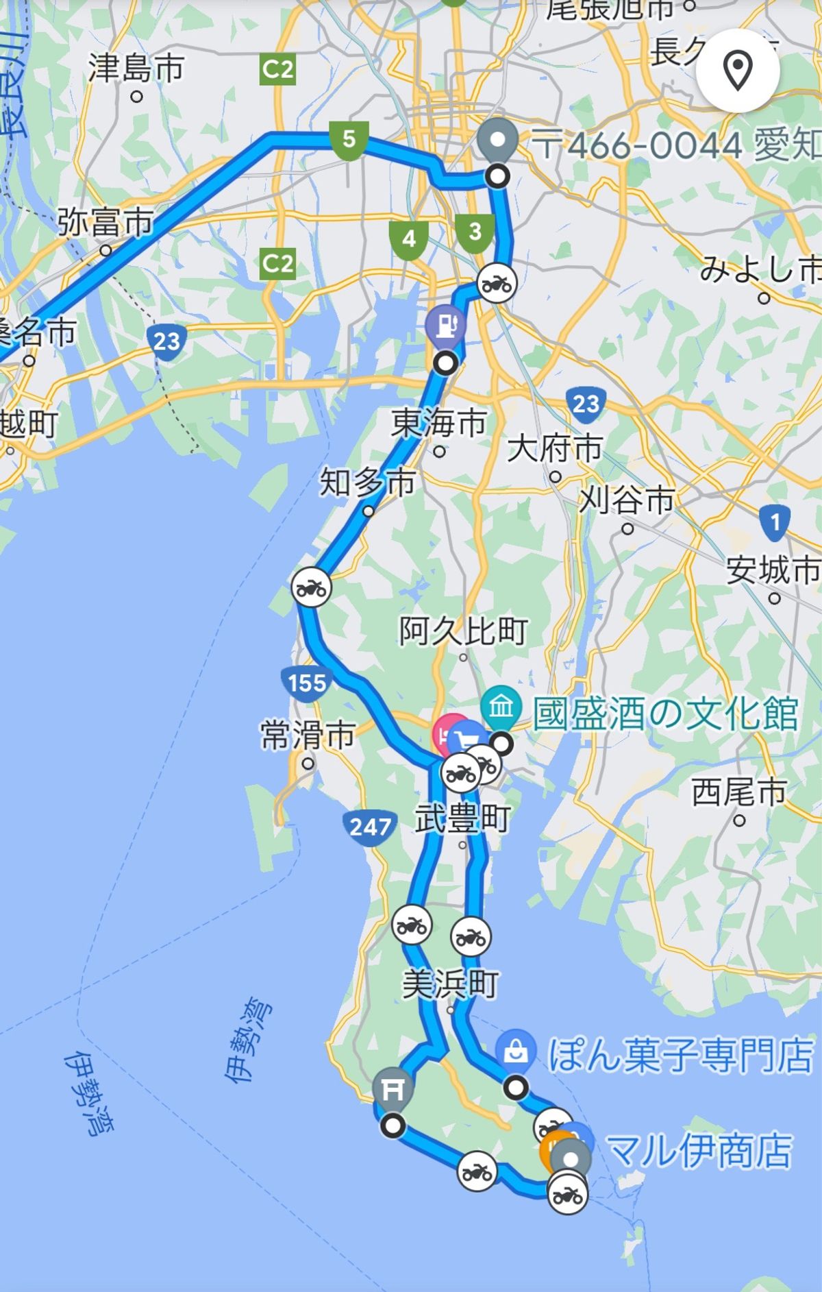 こんな感じで走りました