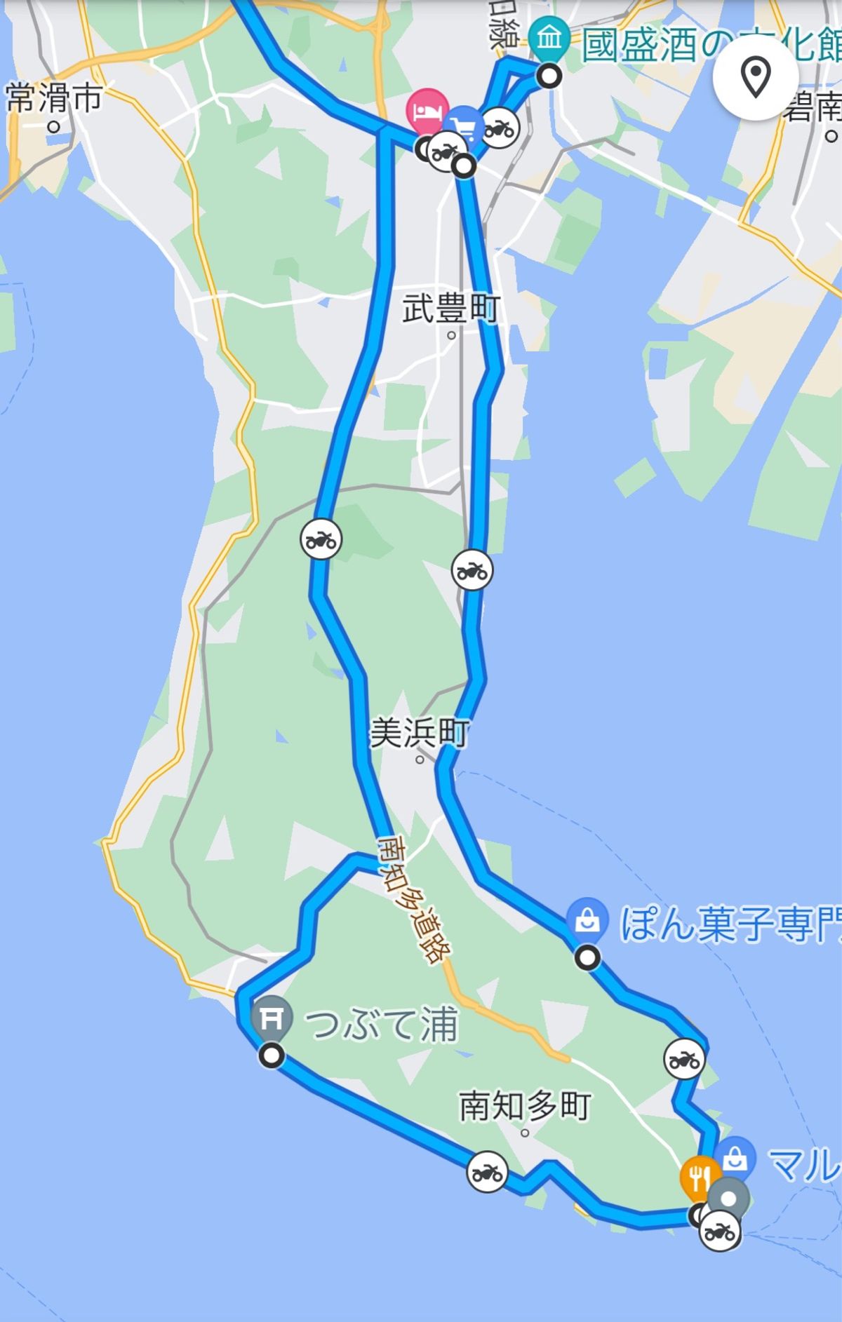 こんな感じで走りました