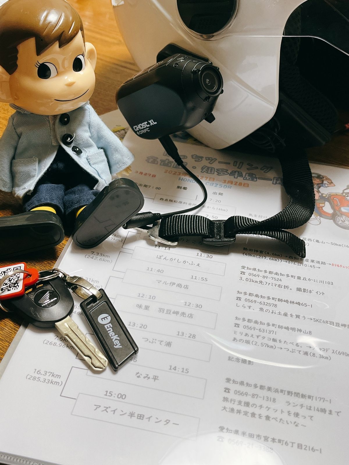 ツーリング2日間とも降水確率0％
準備も万端！安全運転で行ってきます