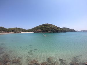 辰ノ島は海の色が素敵でした