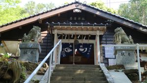 神社が結構多くて、島中に点在してます