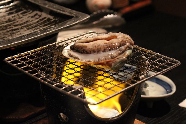日本・伊豆「静岡たび」の写真：鮑おいしかった。
旅館
