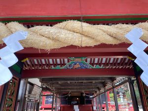 お守りいただいて
近くの二荒山神社⛩参拝して出発