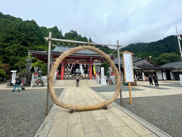 日本・神奈川県「大山阿夫利神社さんぽ　日帰り」の写真：境内