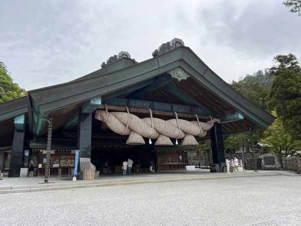 日本・島根県「出雲旅行」の写真：混む前に参拝できてよかったです