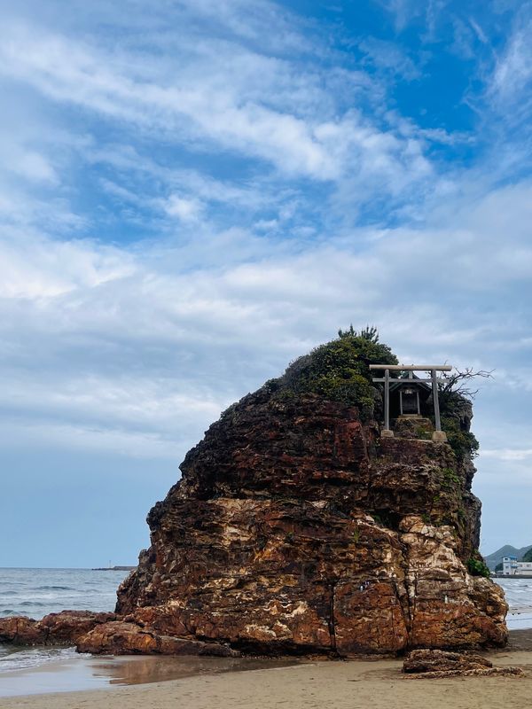 日本・島根県「出雲旅行」の写真：風が気持ちよかったです