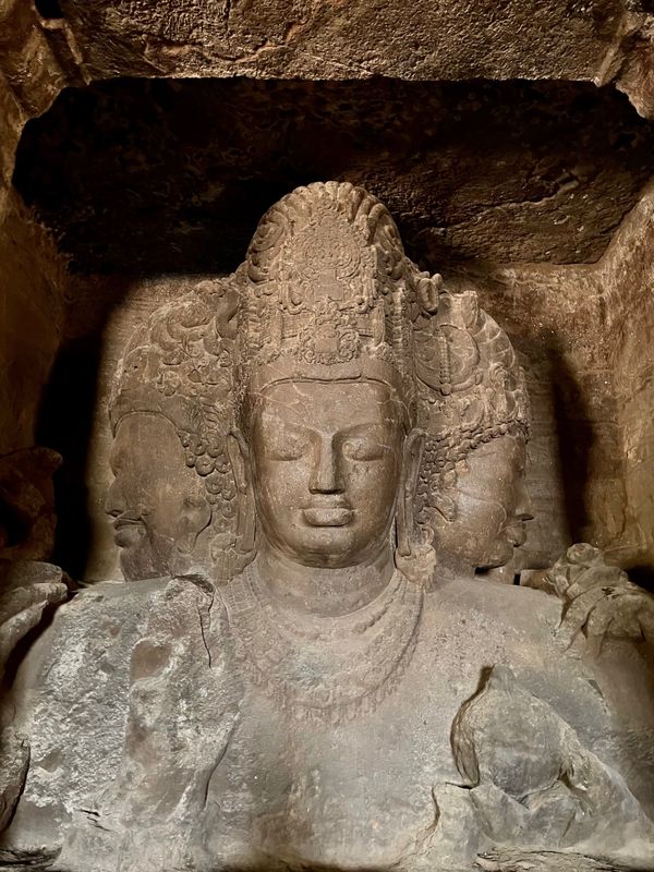 インド・ムンバイ「ムンバイの旅」の写真：世界遺産エレファンタ石窟群