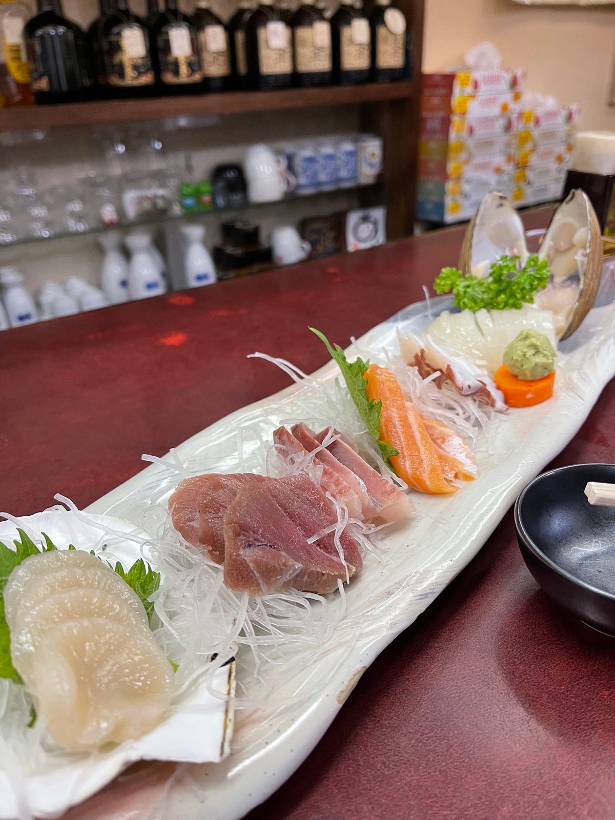 18:30ごろに食堂よしおか行くと、入るや否や、もう無理だというジェスチャ...