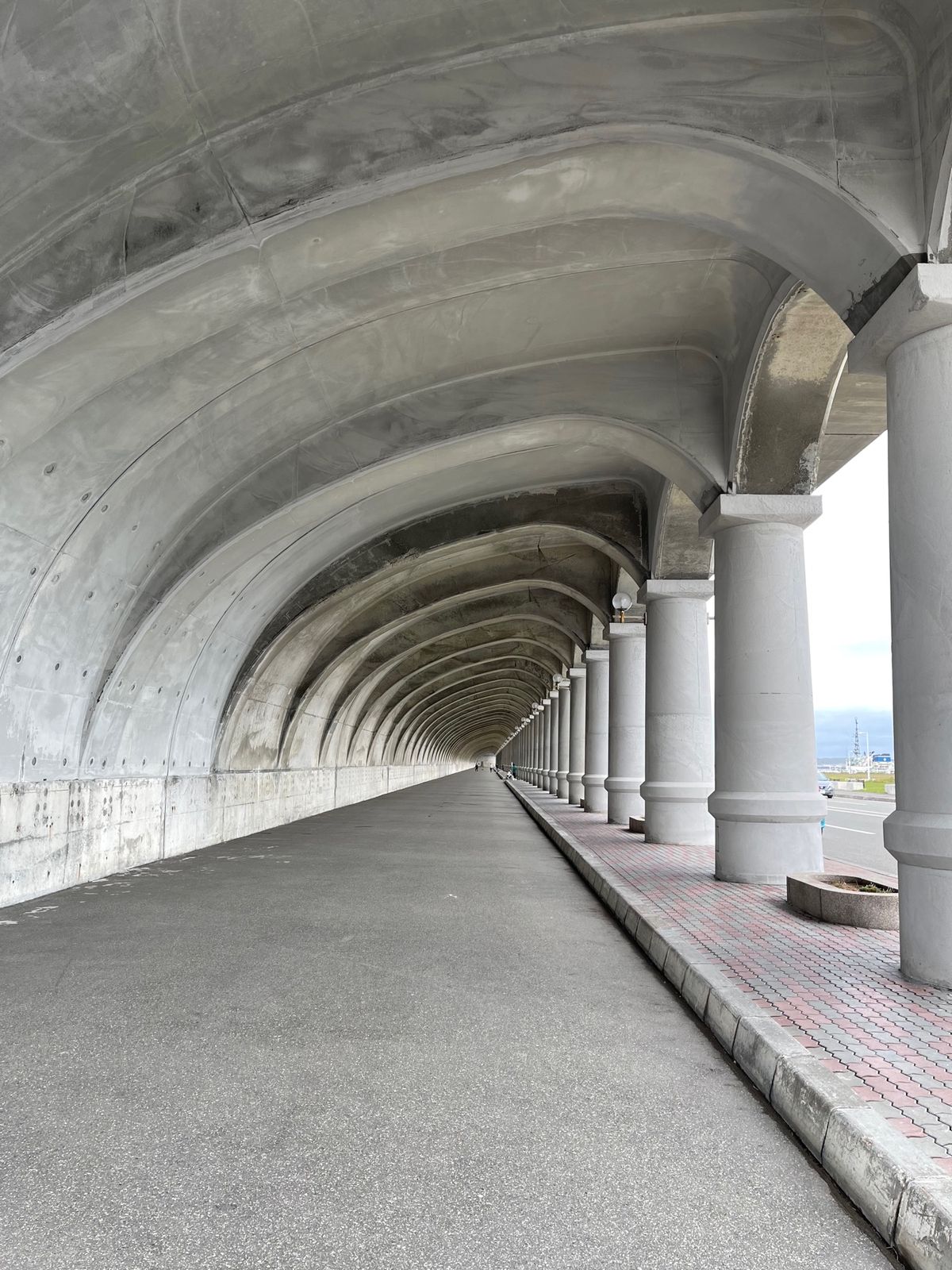 防波堤ドーム。
ここはマジで圧巻。凄すぎ以外の言葉出ない。
424mもある...