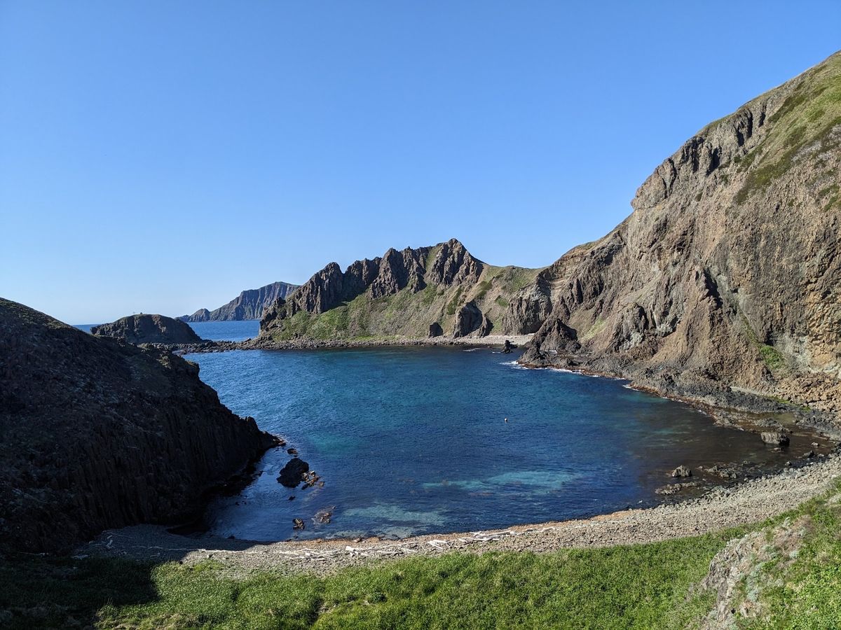 澄海岬(スカイ岬)に到着。
めちゃくちゃ綺麗！！
まだこんな景色を出してく...
