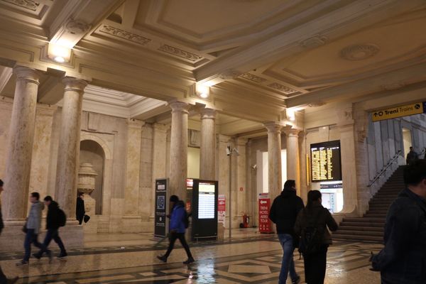 イタリア・ローマ「イタリア旅行」の写真：ただの駅なのに
もはや芸術
